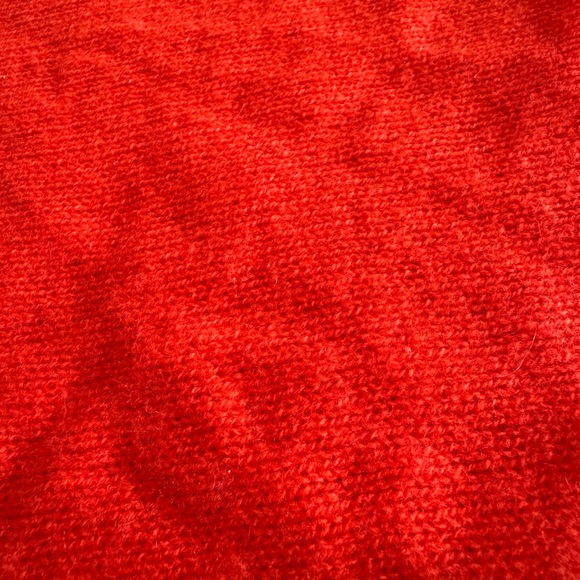 Cashmere Counter Orange Poncho - Picture 8 of 9